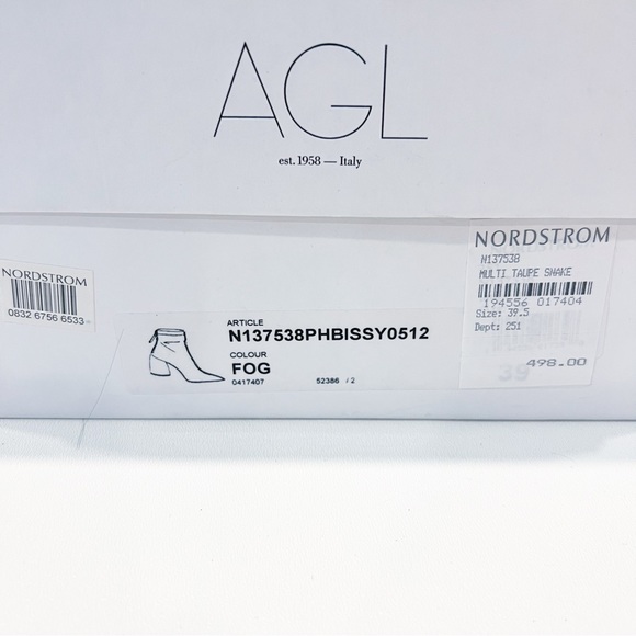 AGL Multi Taupe Boot in Fog Snake Size 39.5 - Picture 15 of 15